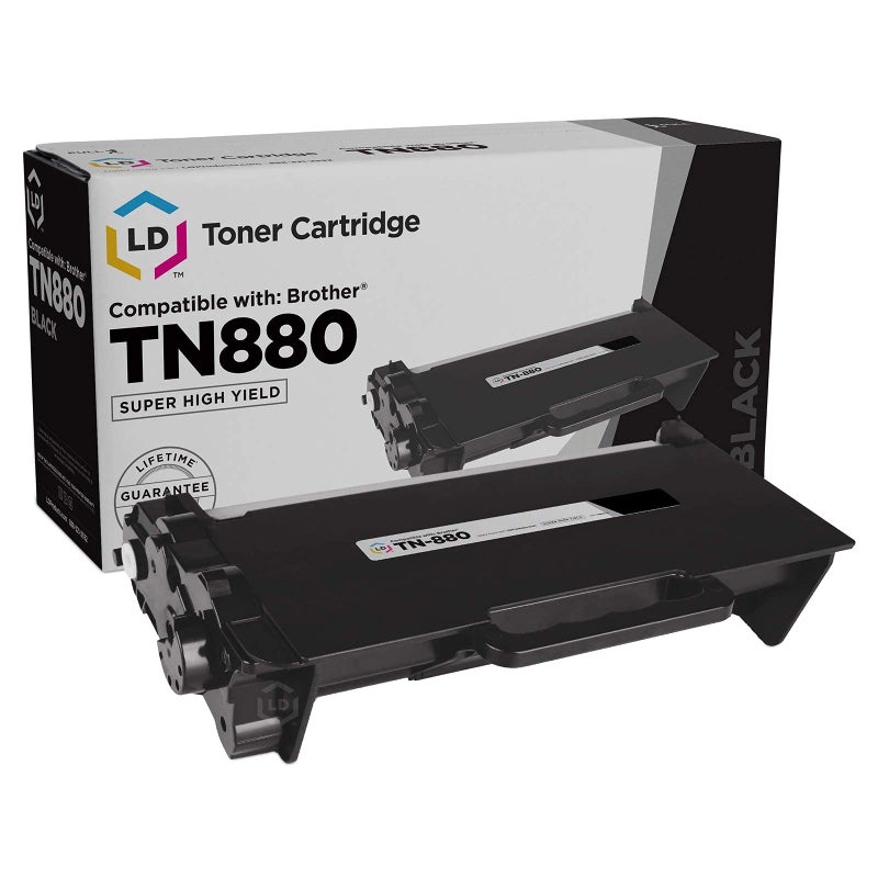 LD Products Compatible Toner Cartridge Replacement for Brother TN880 Super High Yield (1-Pack, Black) for use in DCP-L6600DW HL-L6200DW HL-L6200DWT HL-L6250DN HL-L6250DW HL-L6300DWT & HL-L6300DW - Image 1